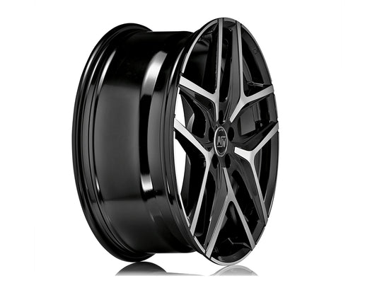 MSW 40 GLOSS BLACK FULL POLISHED 8.0x18 ET28 5/112
