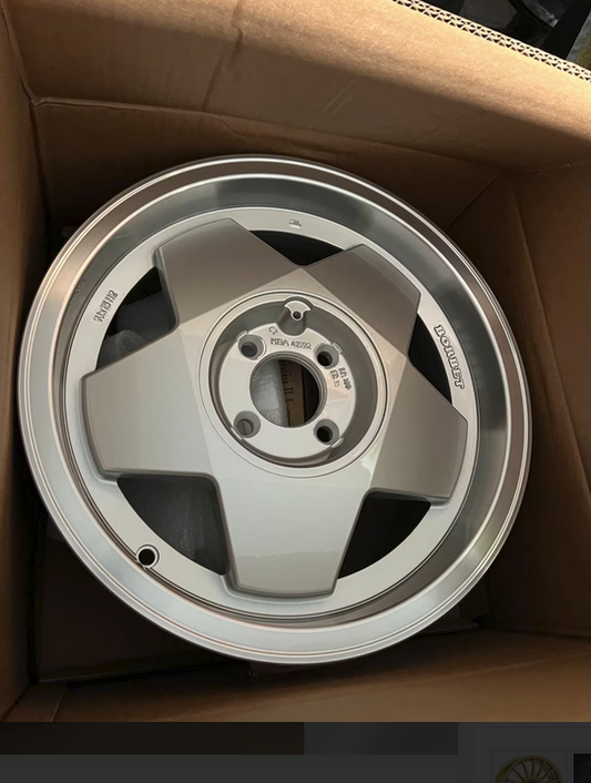 Borbet A 7x15 ET35 4x100 Silver Polished