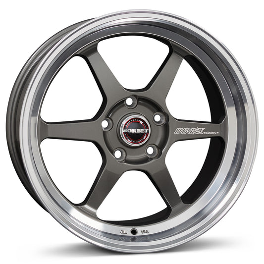 Borbet Felge DB8GT 8,5x18 ET30 5x100 18 Zoll graphite rim polished