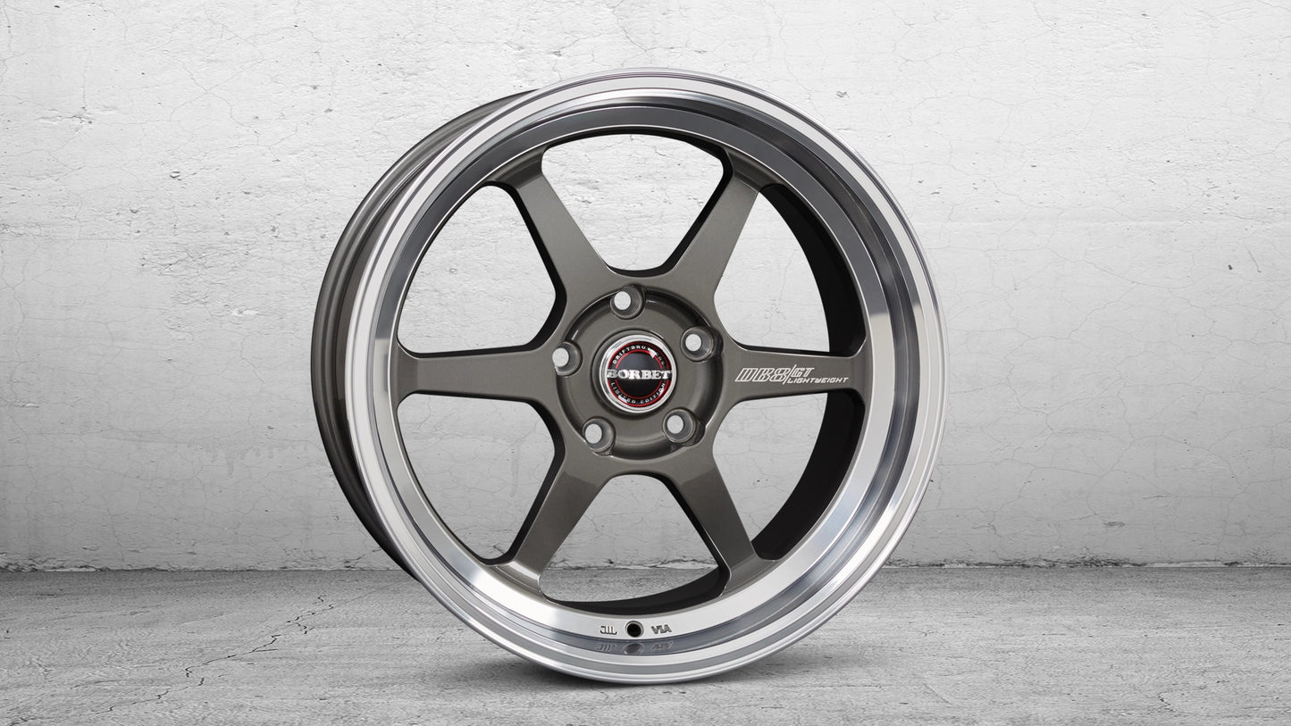 Borbet DB8GT 8,5x18 ET20 5x114,3 - Graphite Rim Polished