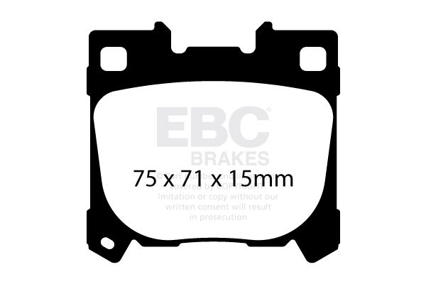 Bremsbeläge - EBC Bluestuff NDX Rear Corolla Gr Yaris GR