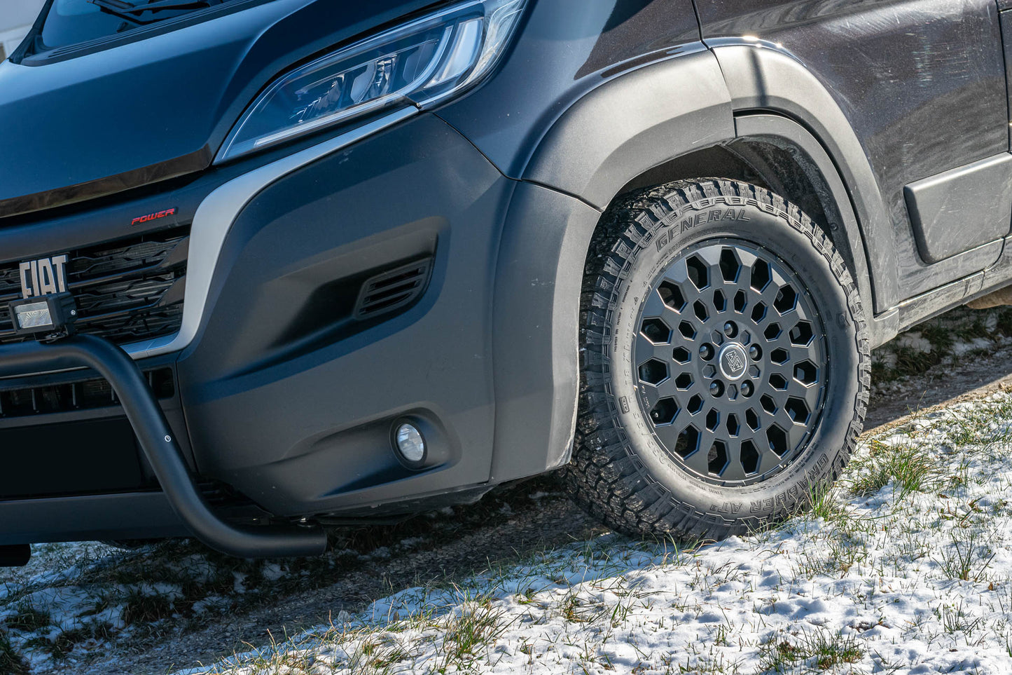 MSW 99 VAN Matt Black – 7.5x18 ET57 5/130 Citroen Jumper, Peugeot Boxer, Fiat Ducato, Opel Movano