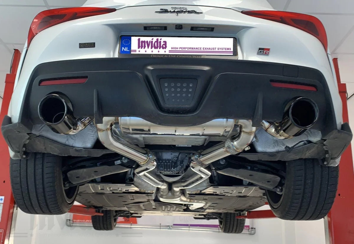 Invidia Q300 Toyota Supra 3,0L 340PS BJ. 2019- Black Tip