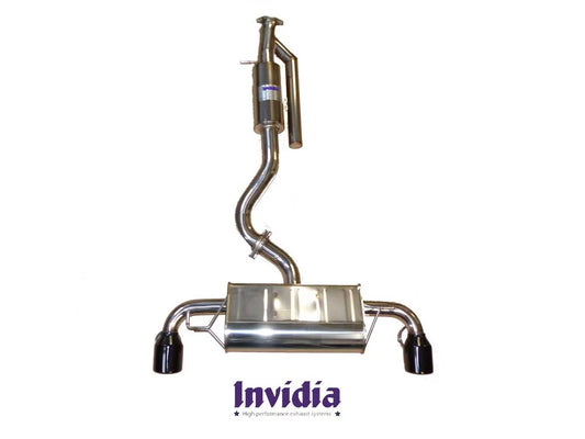 Invidia Q300 Toyota Yaris GR Schwarz gebördelt