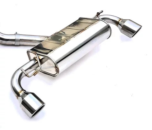 Invidia Q300 Toyota Yaris GR Silber gebördelt