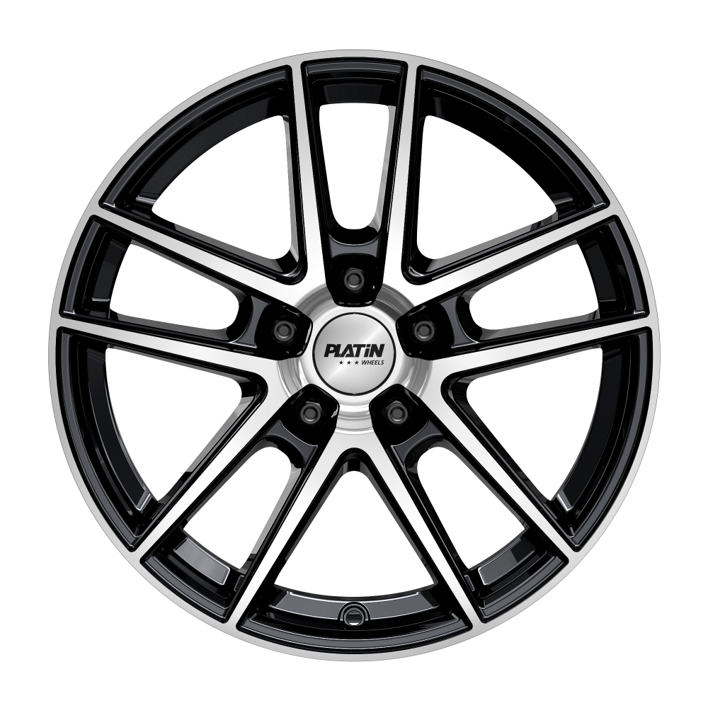 Platin P 73 D-Schwarz fr.pol. 7,5x18 ET49,5 5/114,3