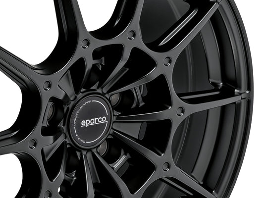 Sparco FF2 Matt Black 9,0x18 ET30 5/114