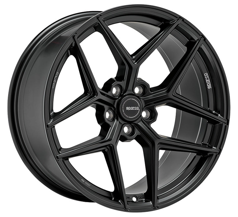 Sparco FF3 Matt Black 9,0x18 ET30 5/114