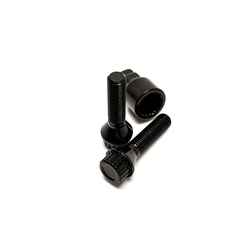 Japan Racing Verlängerte Radschrauben M12x1.5 Schwarz – 20er-Pack