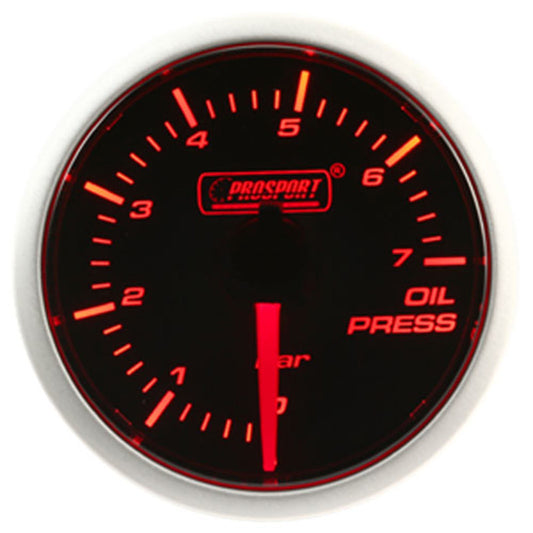 ProSport Oil Pressure Gauge 52mm – 0 bis 7 BAR