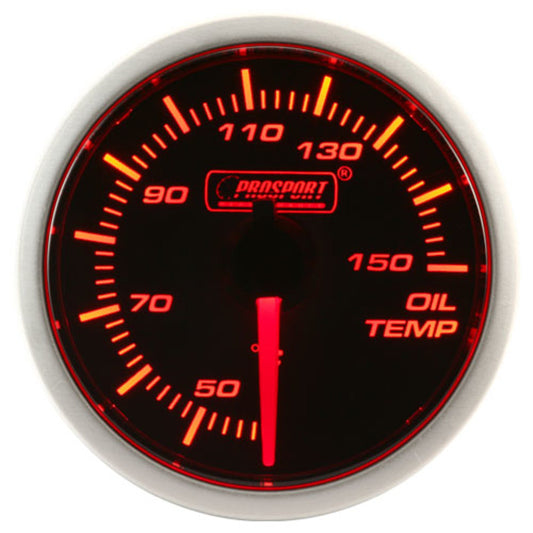 ProSport Oil Temperature Gauge 52mm – 40 bis 150°C