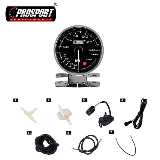 ProSport Supreme Boost Pressure Gauge 52mm – -1 bis +3 BAR