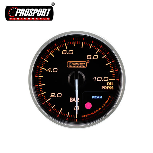 ProSport Supreme Oil Pressure Gauge 52mm – 0 bis 10 BAR