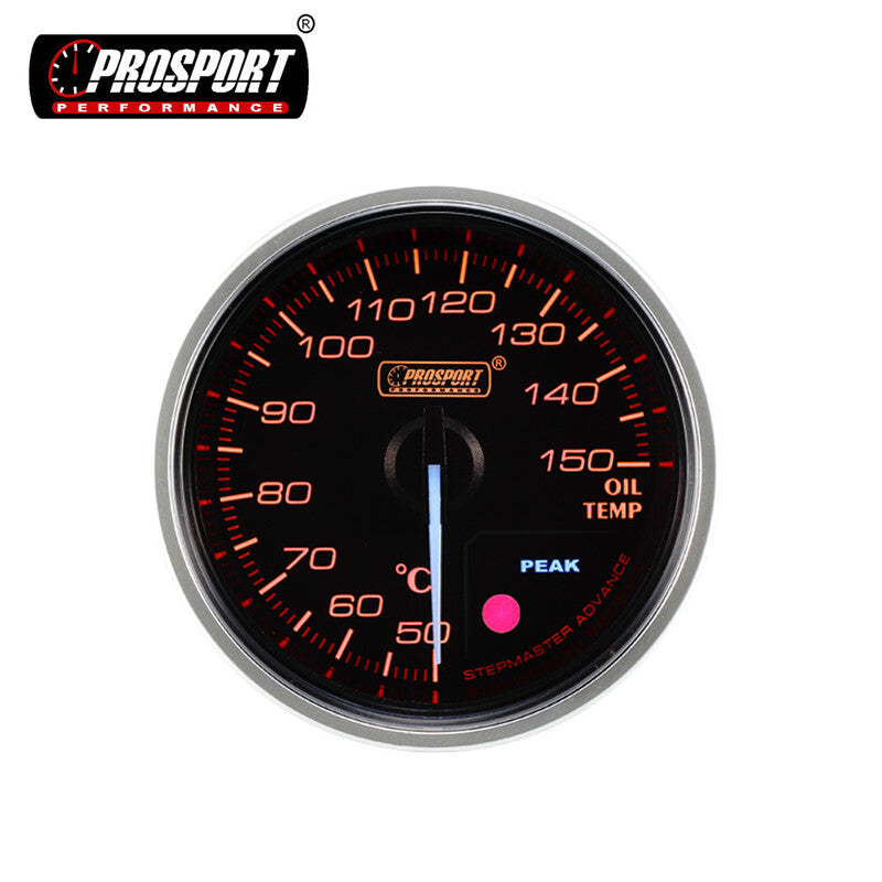 ProSport Supreme Oil Temperature Gauge 52mm – 50 bis 150°C