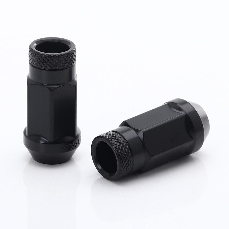 Japan Racing JN1 Radmuttern M12x1.5 Schwarz GT50 – 20er-Pack