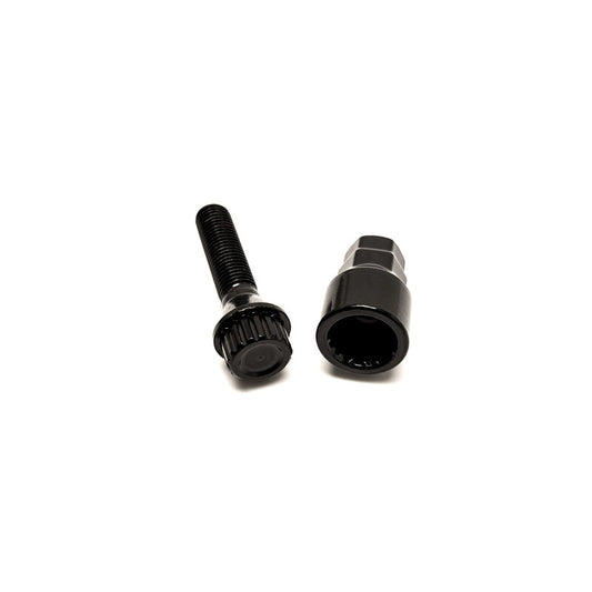 Japan Racing Verlängerte Radschrauben M12x1.5 Schwarz – 20er-Pack