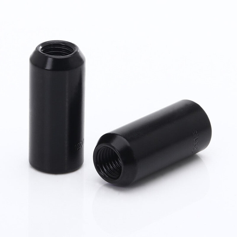 Japan Racing Radmuttern M12x1.5 Schwarz Internal Drive – 20er-Pack