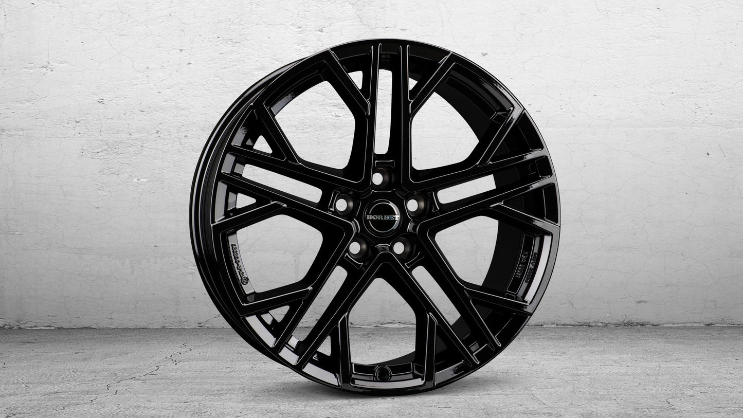Borbet XV 8,5x19 ET30 5x112 - Black Glossy